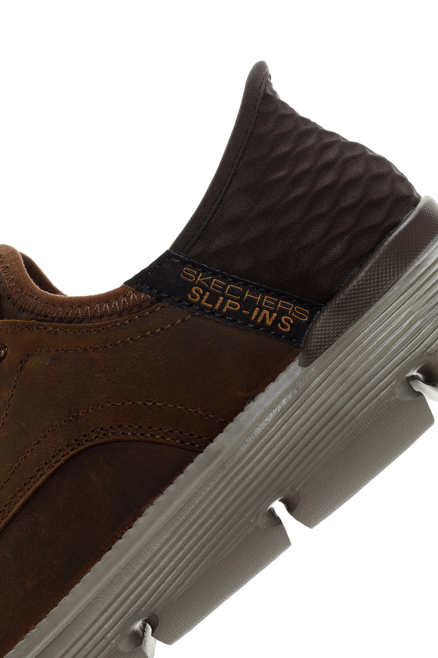 Skechers Erkek Kahverengi Garza Gervin Deri Sneaker