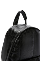Women's Black Printed Backpack | Derimod