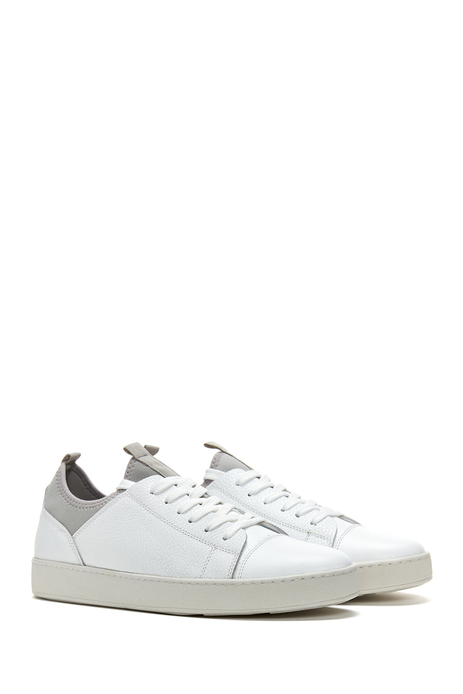 Erkek Beyaz Deri Sneaker