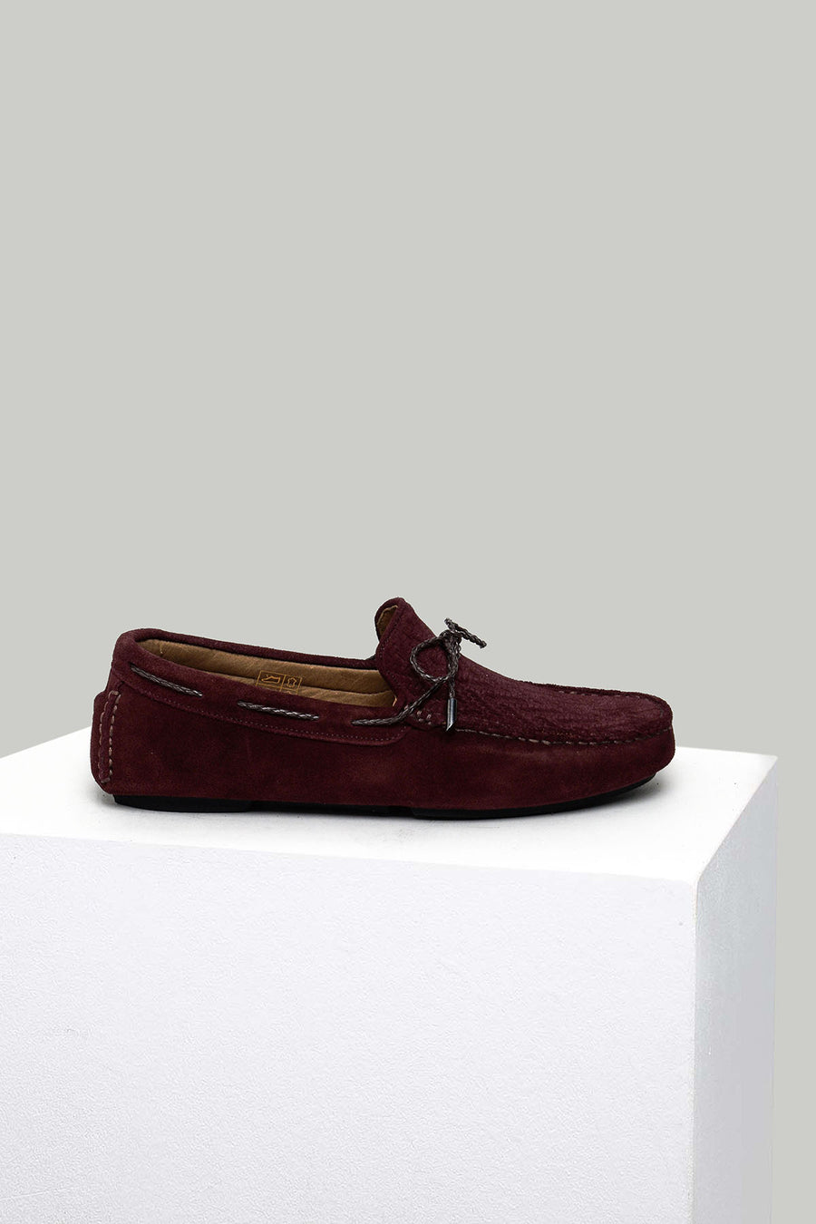 Printed Men's Leather Loafer