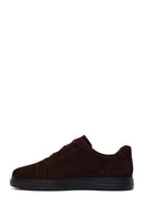 Erkek Kahverengi Bağcıklı Süet Deri Sneaker | Derimod