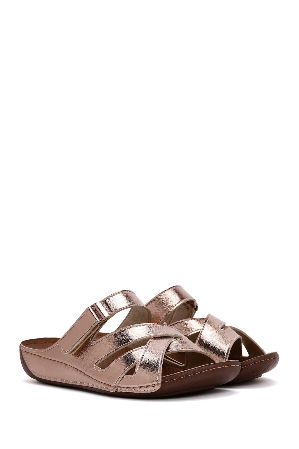 Kadın Bronz Comfort Terlik
