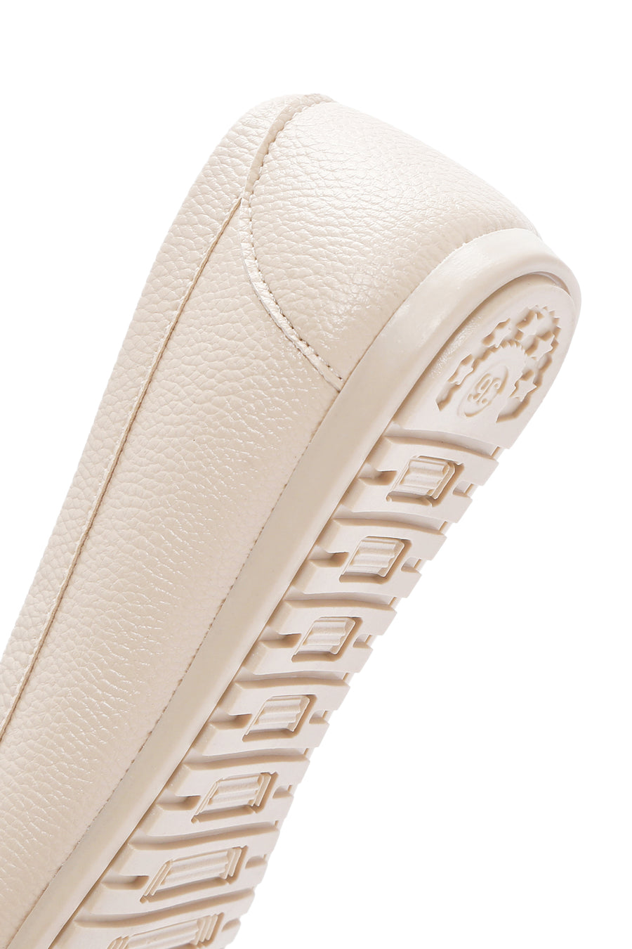 Women's Beige Buckle Detailed Loafer