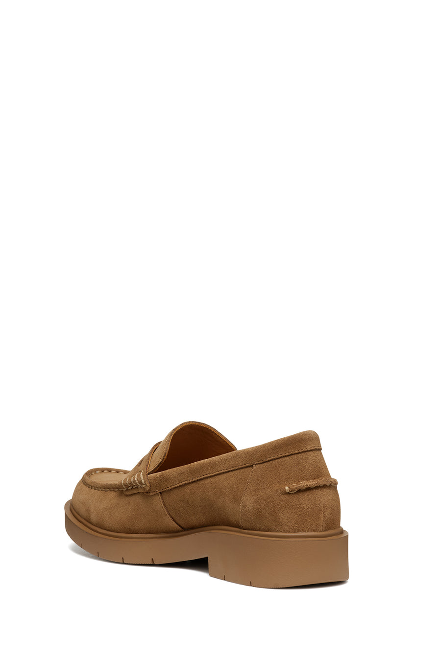 Geox Women's Tan Spherica Ec1 Suede Masculine Loafer