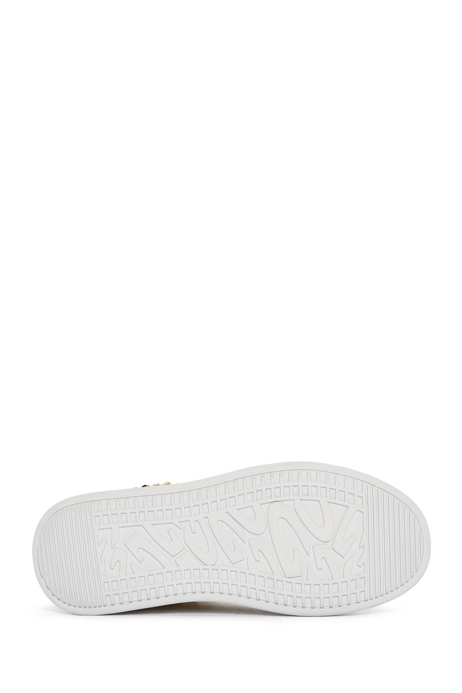 Alberto Guardiani Women's Black Chain Leather Sneaker