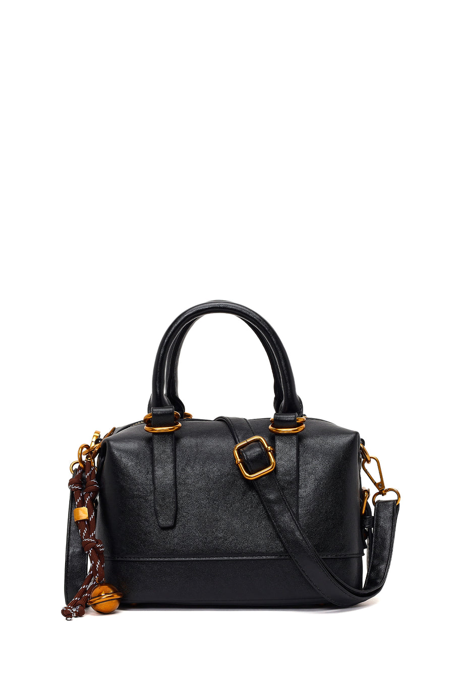 Woman Black Long-Strap Mini Shoulder Bag WB200014SV | Derimod
