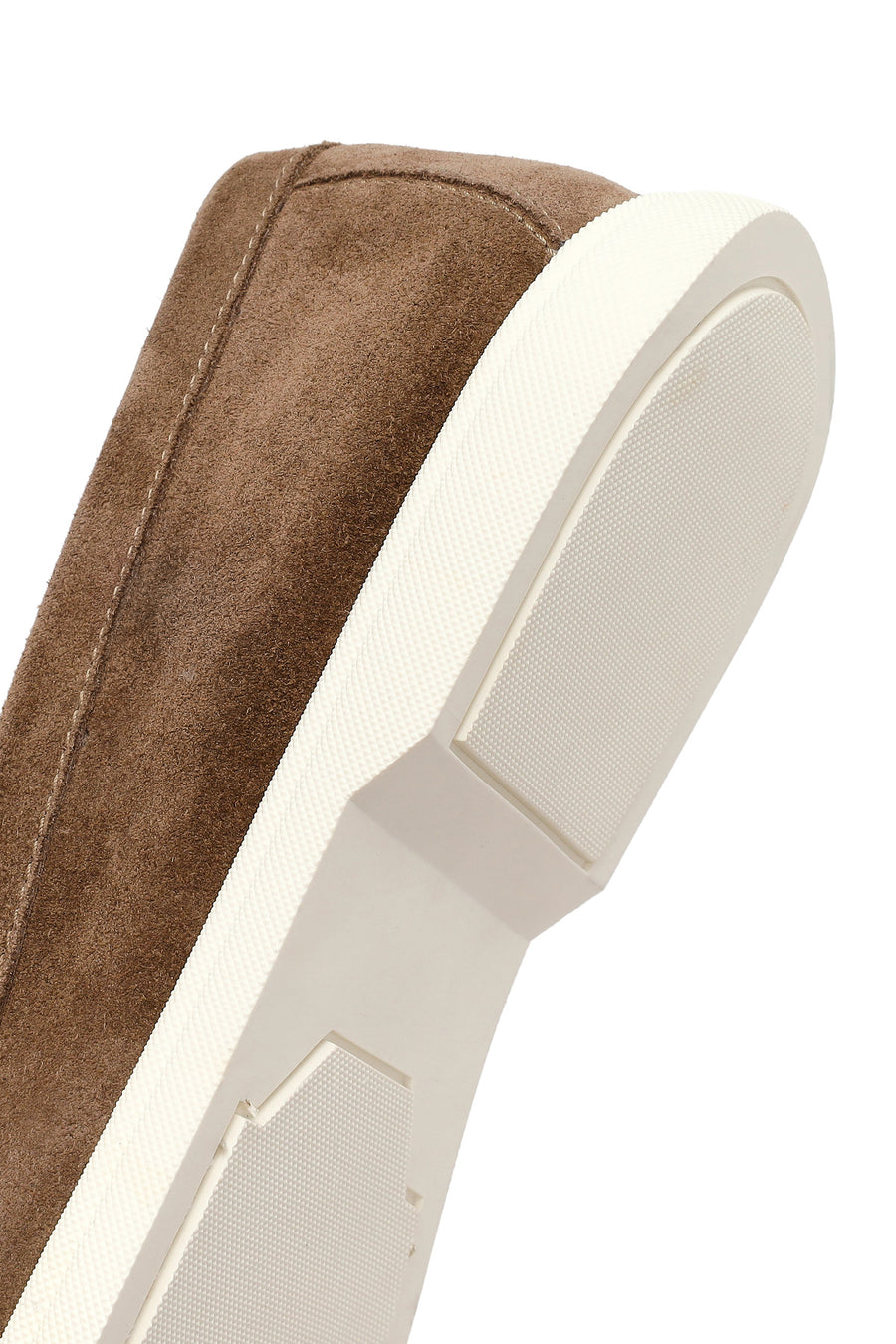 Erkek Bej Püsküllü Süet Deri Casual Loafer