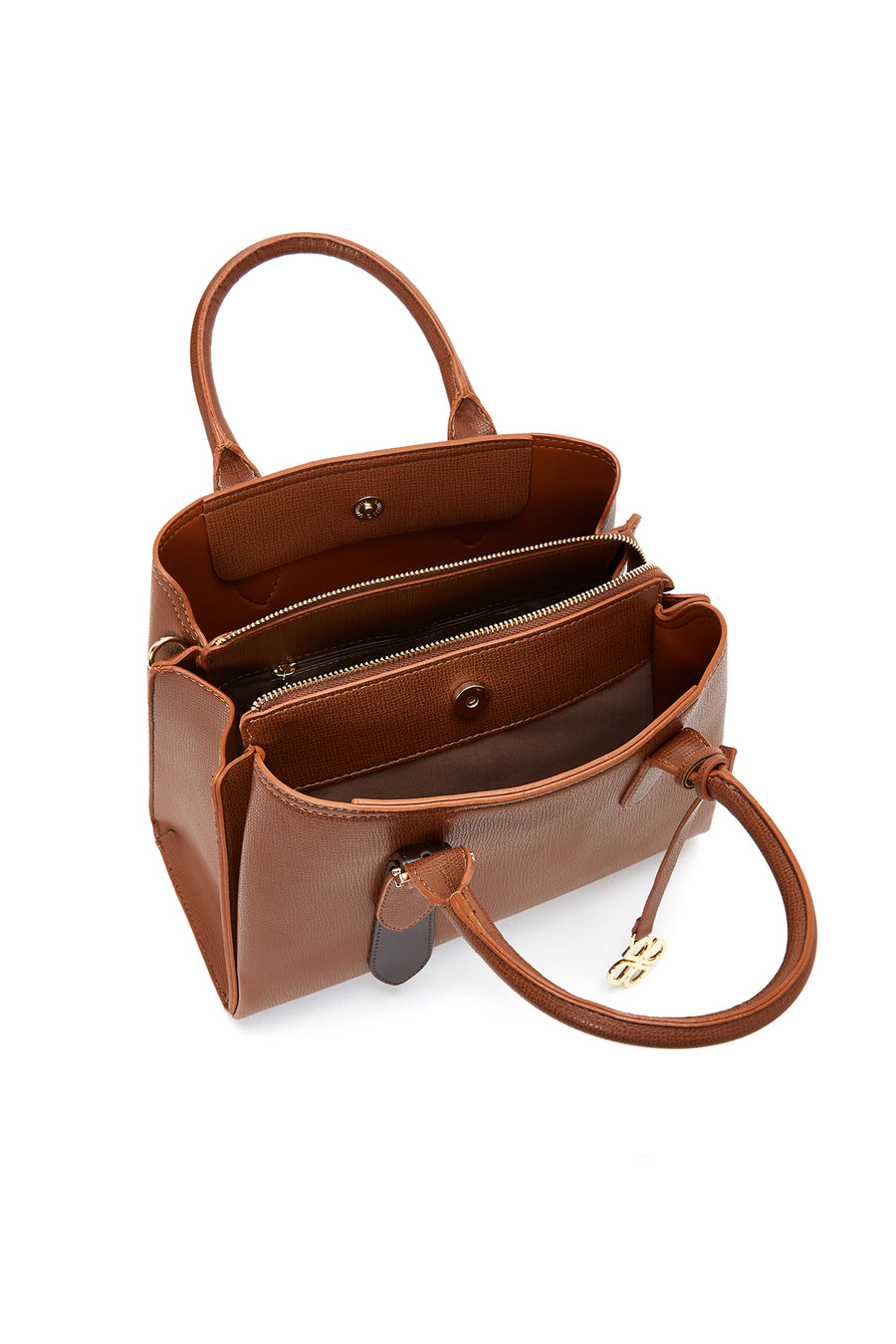 Women's Tan Classic Handbag