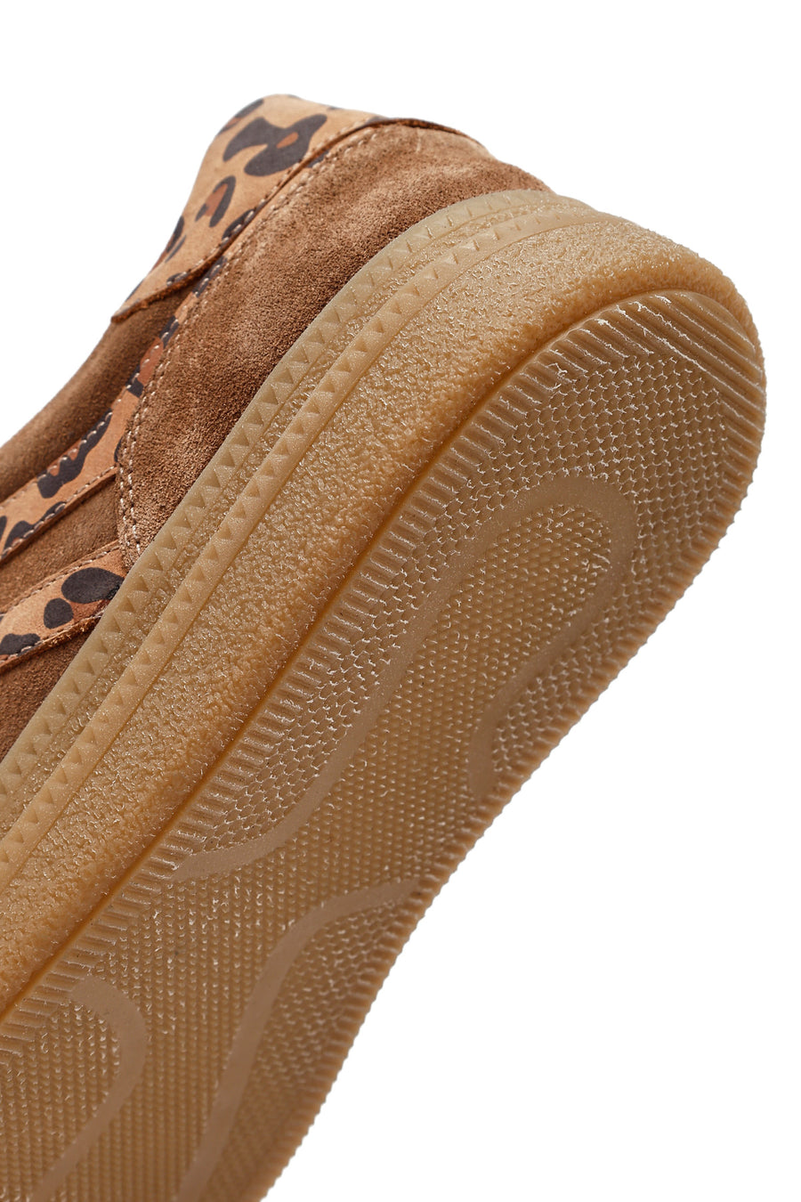 Kadın Taba Bağcıklı Süet Deri Sneaker