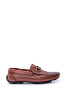 Men's Buckled Leather Loafer | Derimod