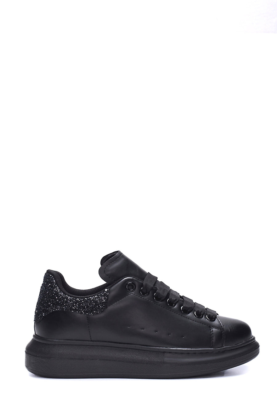 Kadın Siyah Kalın Tabanlı Sneaker 21WFE147518 | Derimod