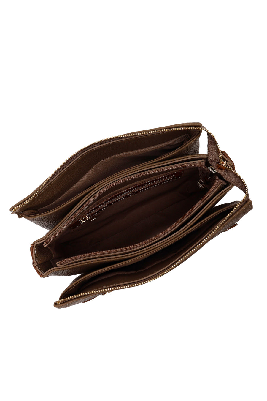 Woman Mink Long-Strap Crossbody Bag