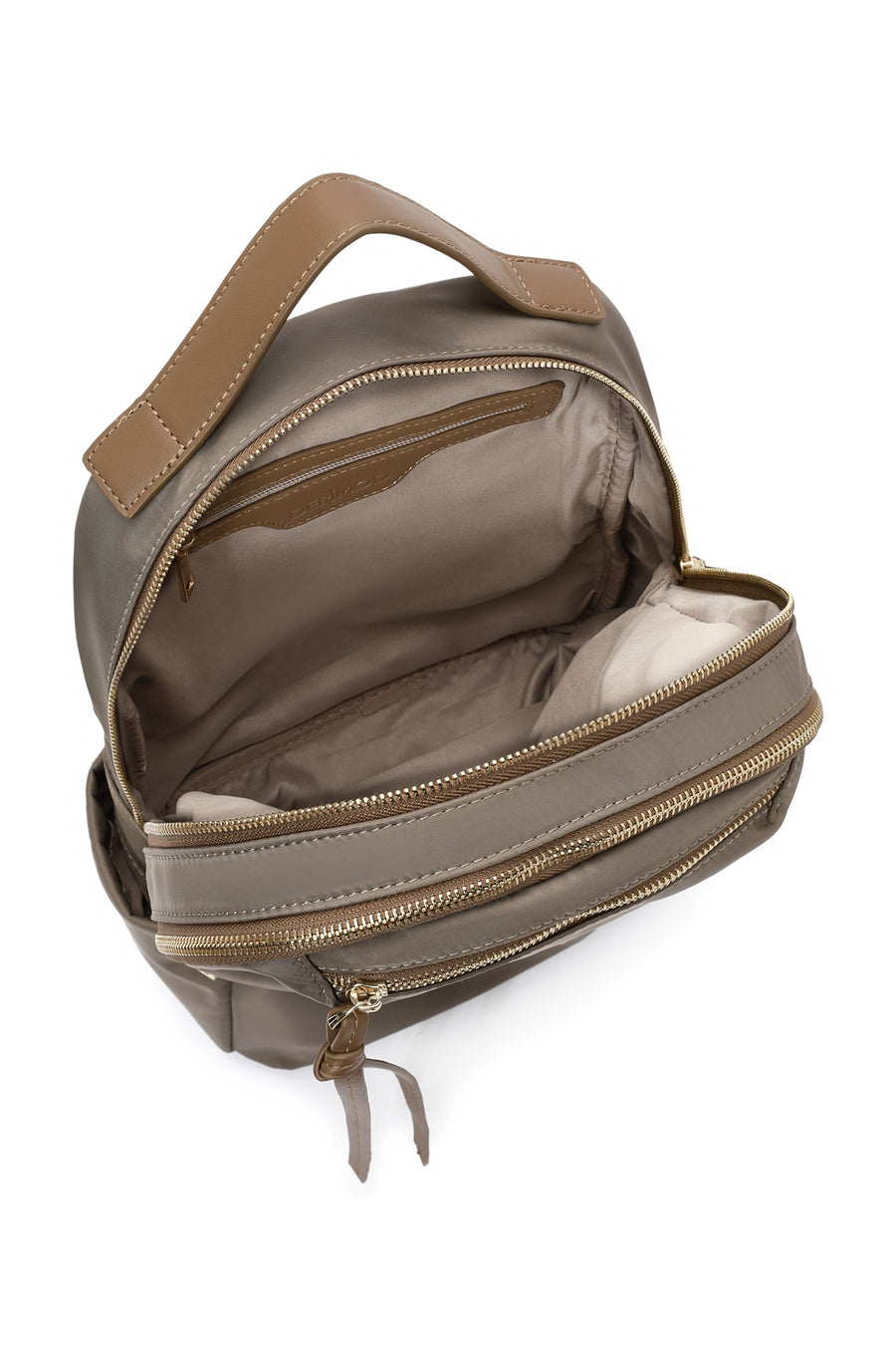 Woman Mink Fabric Backpack