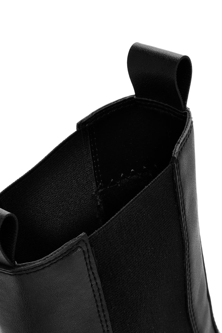 Women's Black Thick Soled Rain Boots