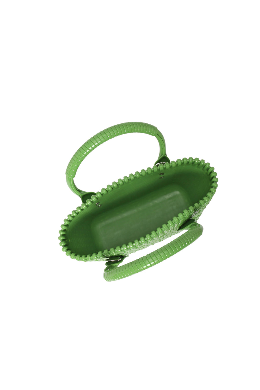 Women's Green Long Strap Mini Jelly Handbag