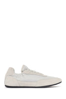 Kadın Gri Bağcıklı Deri Sneaker | Derimod