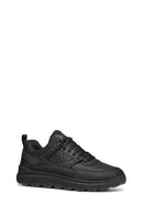 Geox Men's Black U Spherica 4x4 B Abx D Waterproof Leather Sneaker | Derimod