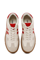 Women's Beige Lace-Up Chunky Sole Sneakers | Derimod