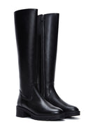 Women's Black Zippered Boots | Derimod