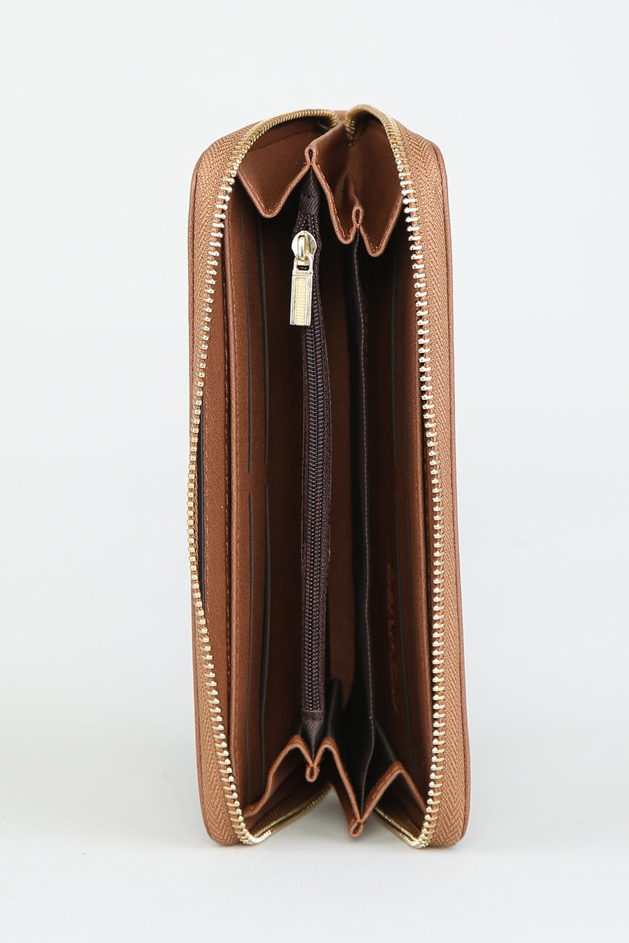Women's Brown Faux Leather Wallet