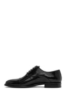 Men's Black Laced Leather Classic Shoes | Derimod