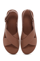 Kadın Taba Kalın Tabanlı Comfort Sandalet | Derimod