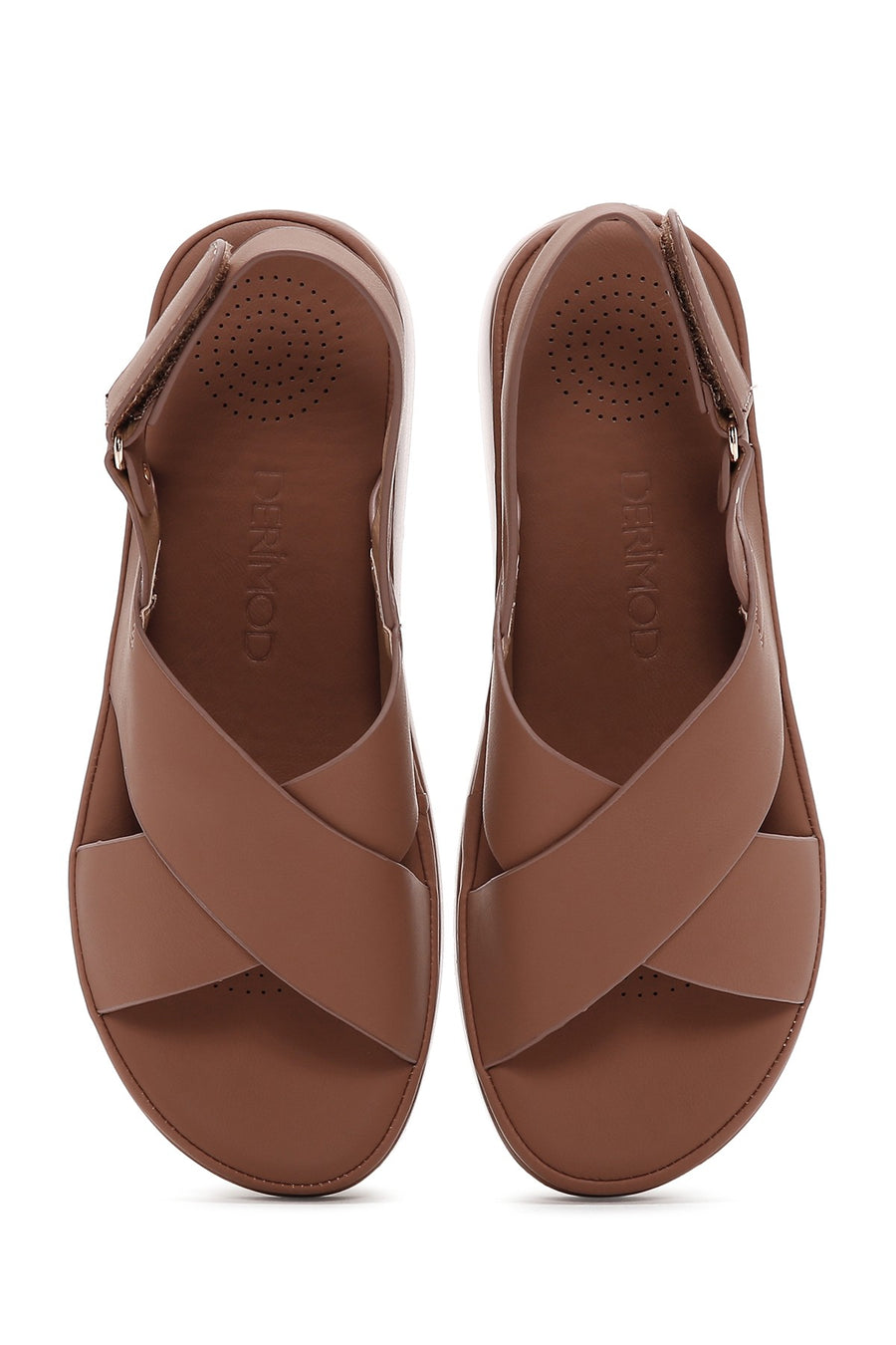 Kadın Taba Kalın Tabanlı Comfort Sandalet