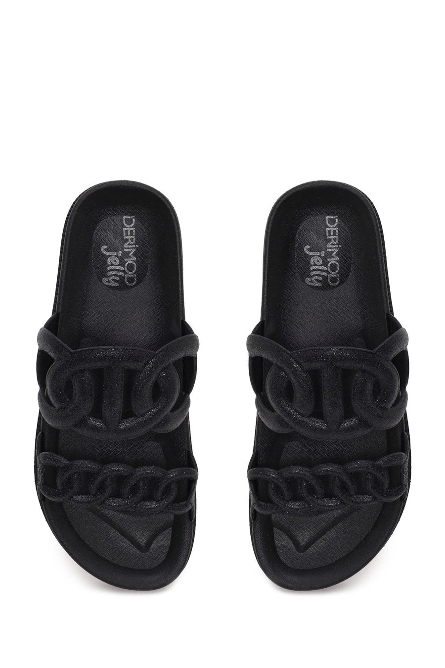 Woman Black Jelly Slipper
