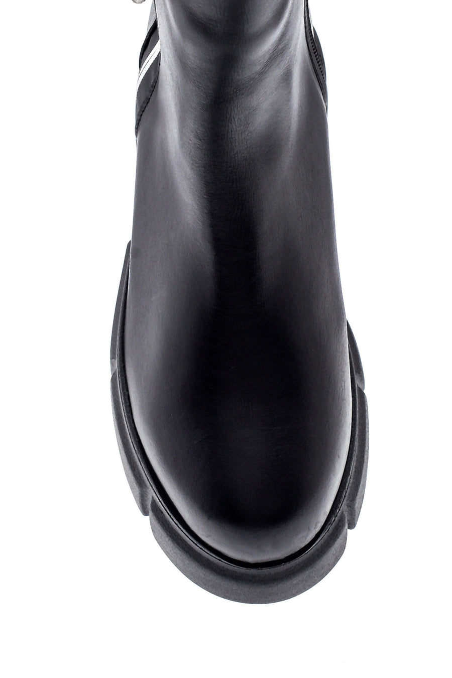 Women's Thick Soled Leather Boots