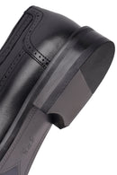 Men's Black Laced Leather Classic Shoes | Derimod