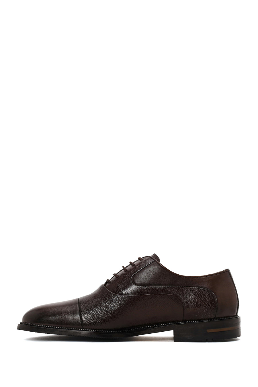 Male Brown Lace-up Leather Casual Shoes
