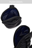 D-Pack Men's Black Mini Fabric Crossbody Bag | Derimod