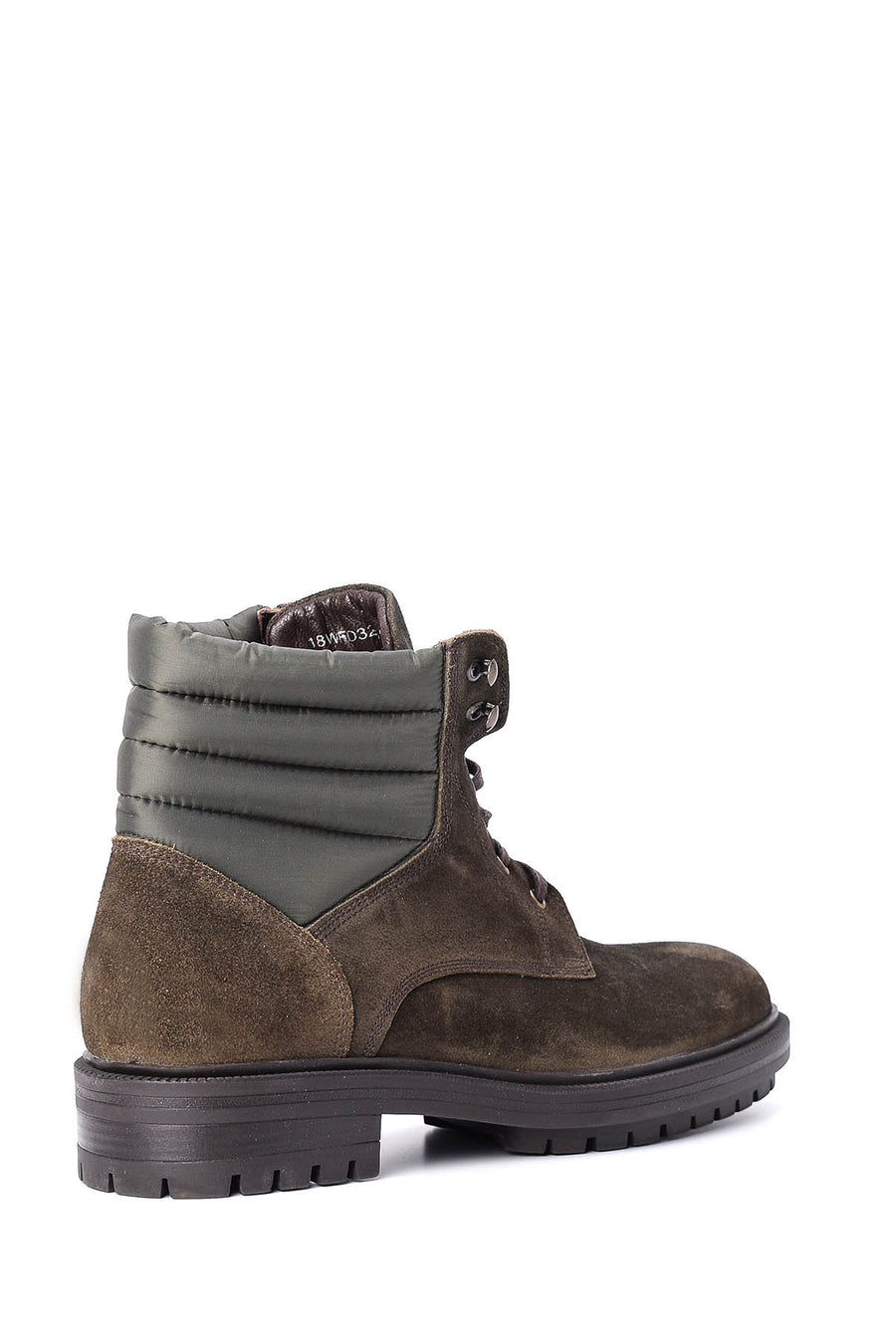 Men's Green Leather Boots