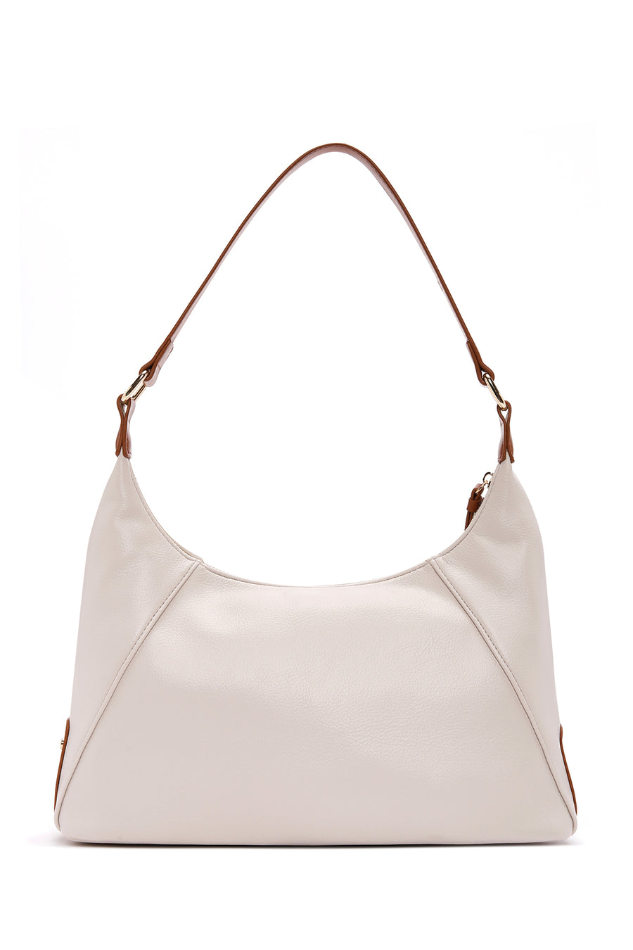 Women's Cream Classic Shoulder Bag