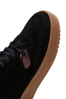 Kadın Siyah Süet Deri Bilekli Sneaker | Derimod