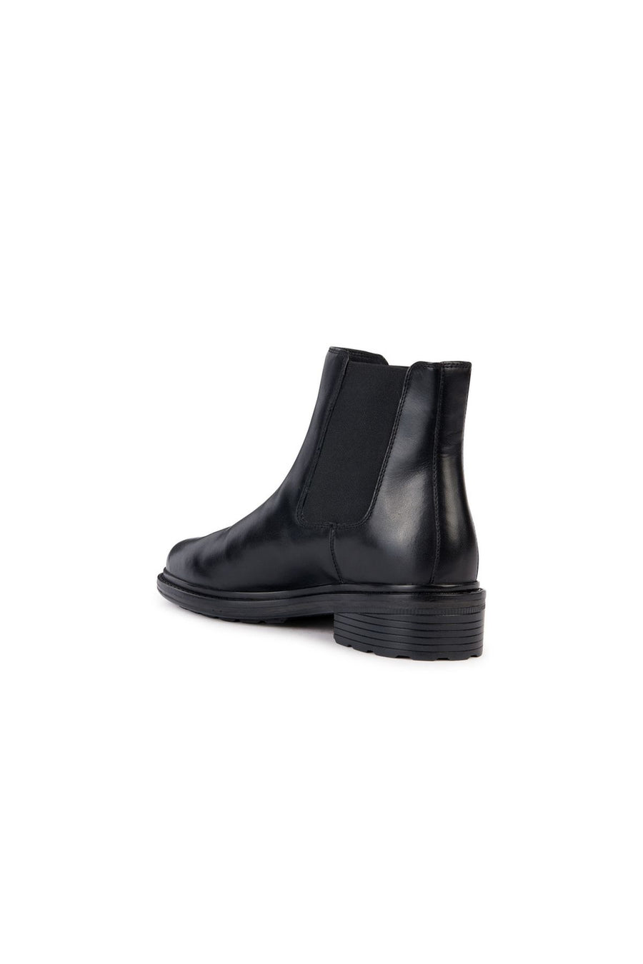 Geox Women's Black Walk Pleasure Leather Chelsea Boots
