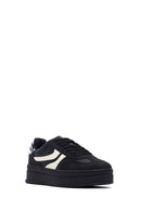 Woman Black Lace-Up Chunky Sneaker | Derimod
