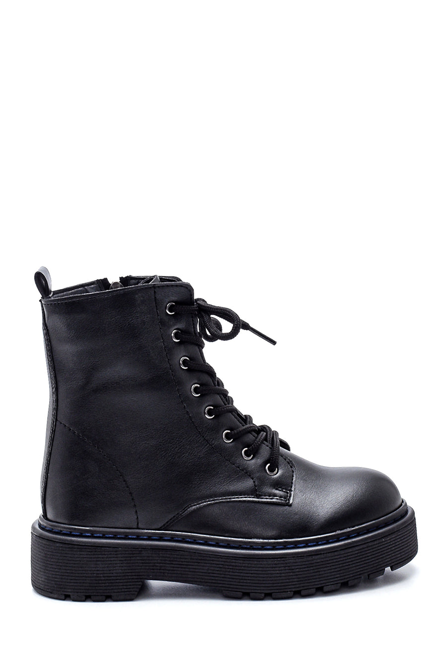 Women's Thick Soled Zippered Boots 21WFE190018 | Derimod
