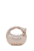 Women's Gold Knitted Shoulder Bag | Derimod