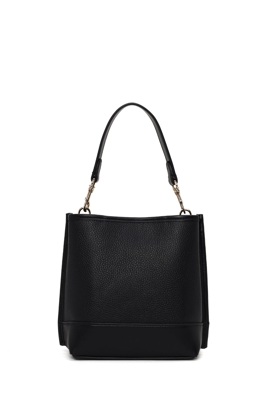 Woman Black Long-Strap Shoulder Bag