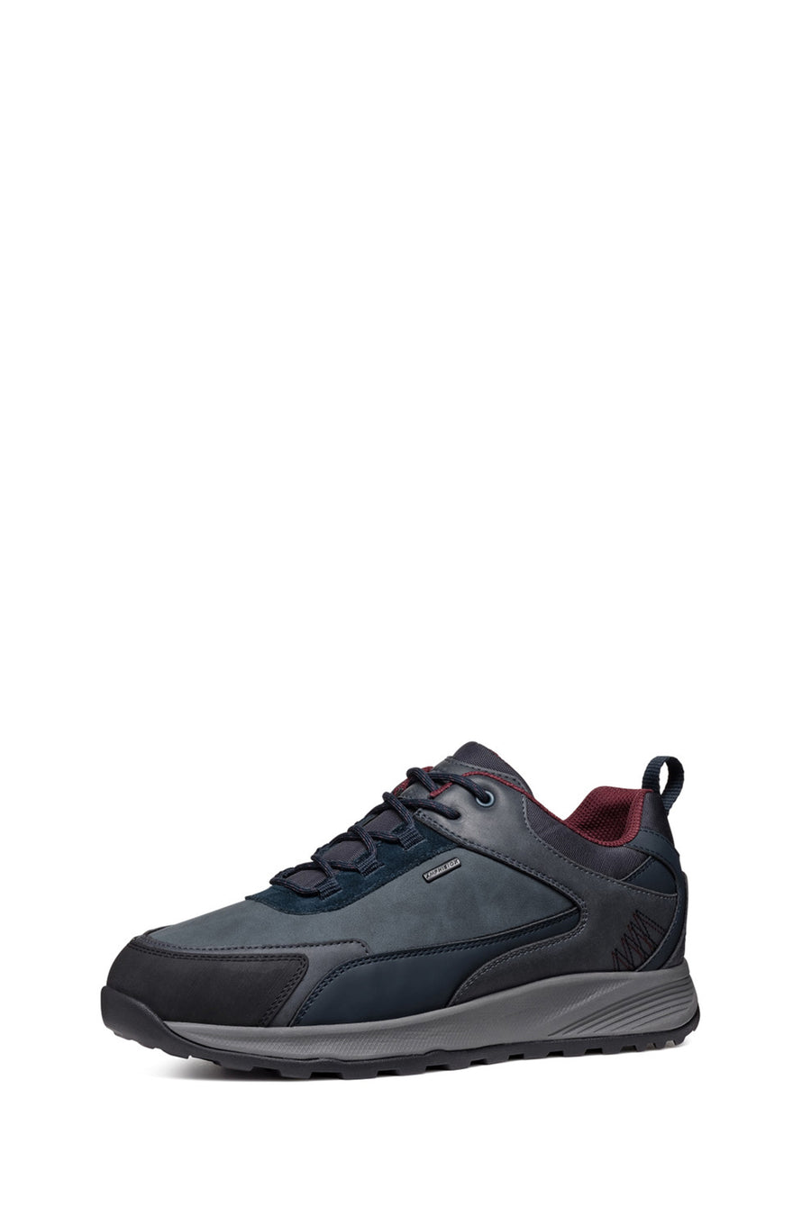 
Geox Men's Navy Blue Lace-up Leather Sneaker
