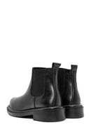 Men's Black Leather Chelsea Boots | Derimod