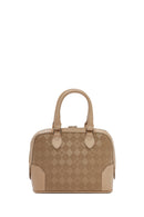Women's Brown Long Strap Printed Crossbody Bag | Derimod