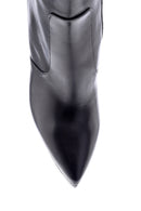 Women's Leather Thin Heeled Boots | Derimod