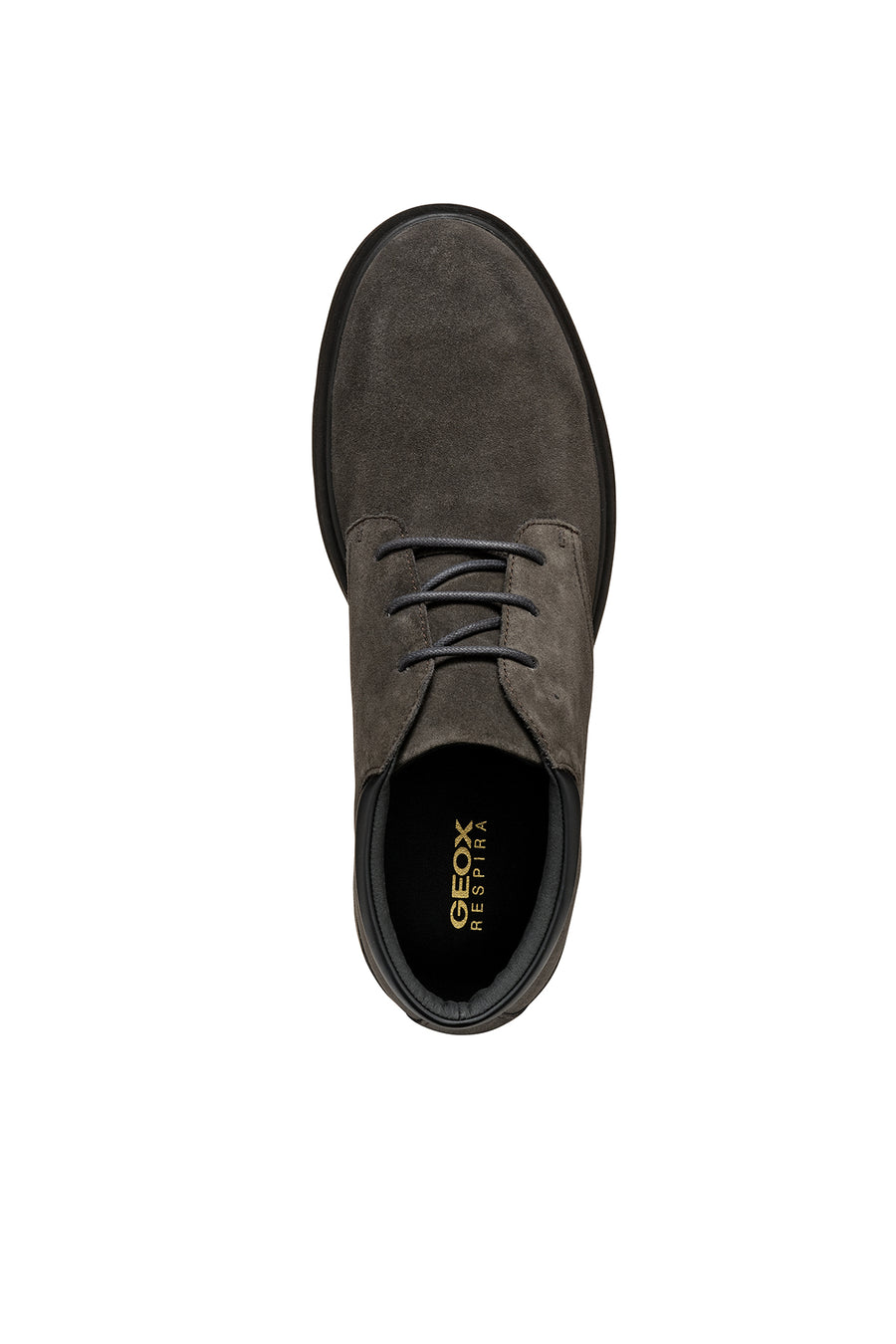 Geox Men's Mink Spherica Ec1 Lace-Up Suede Leather Boots