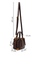 Woman Brown Long-Strap Mini Shoulder Bag | Derimod