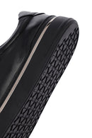 Men's Black Lace Up Leather Sneakers | Derimod