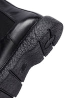 Male Black Leather Chelsea Boots | Derimod