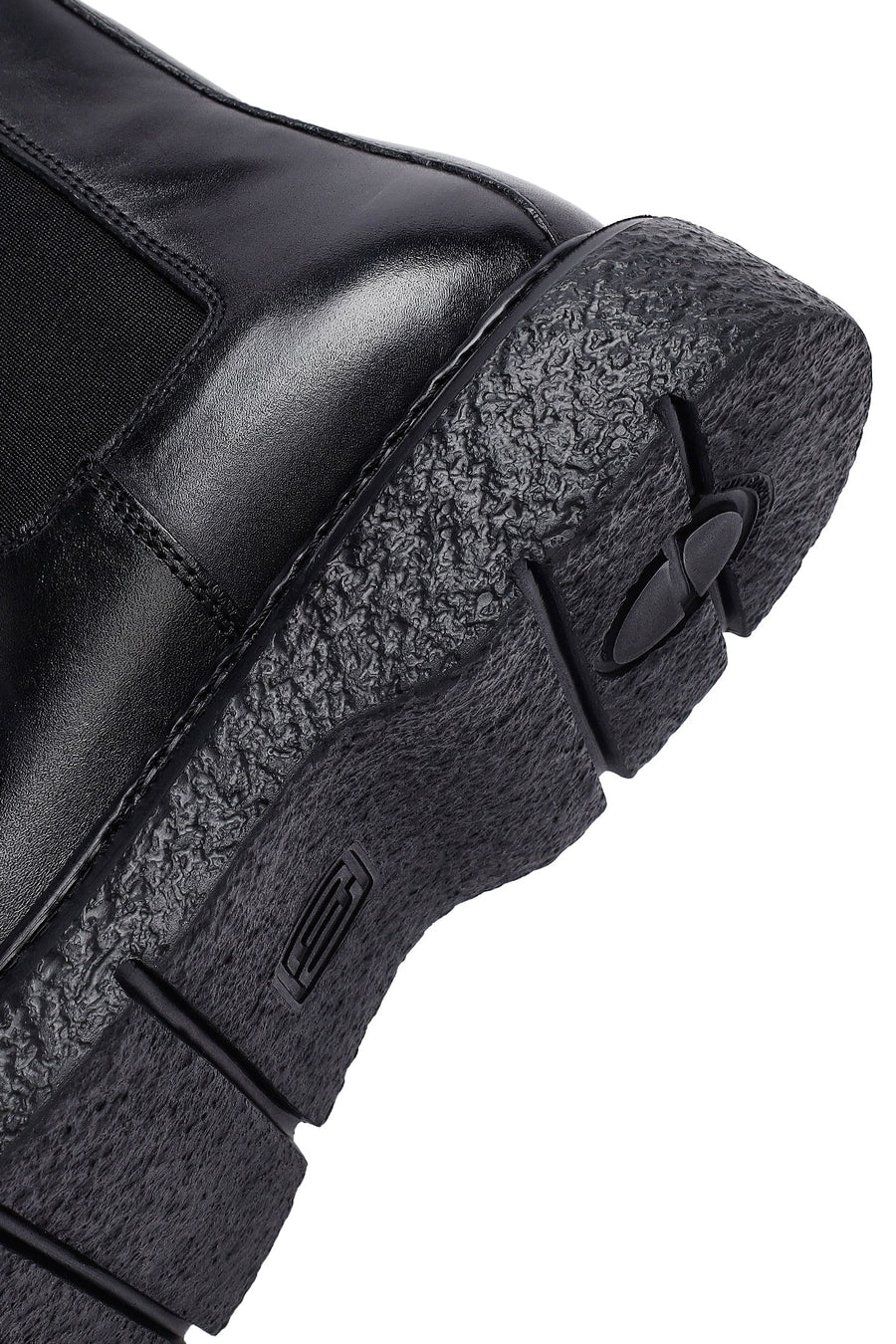 Male Black Leather Chelsea Boots