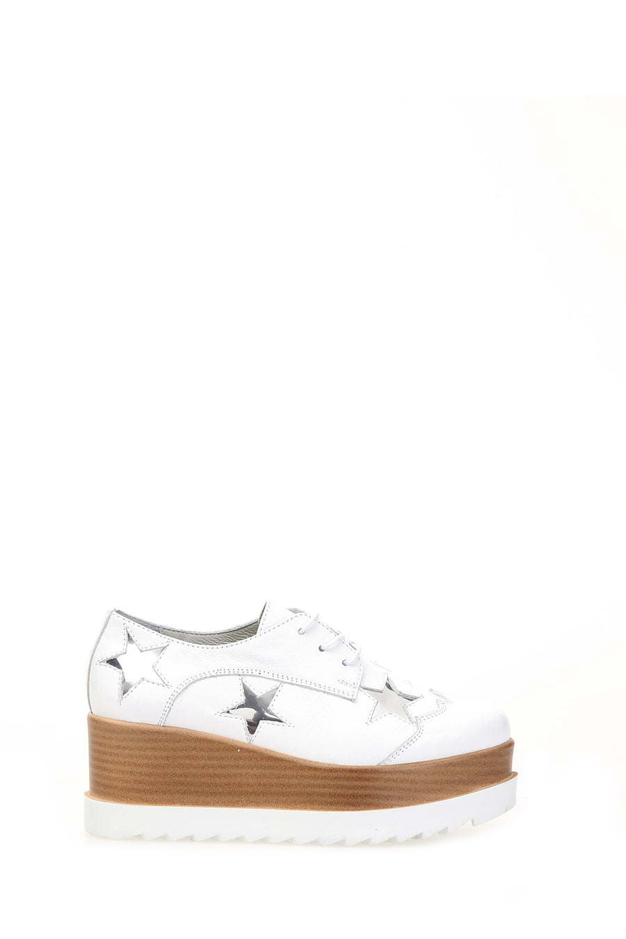 Star Detailed Thick Sole Women's Sneaker
